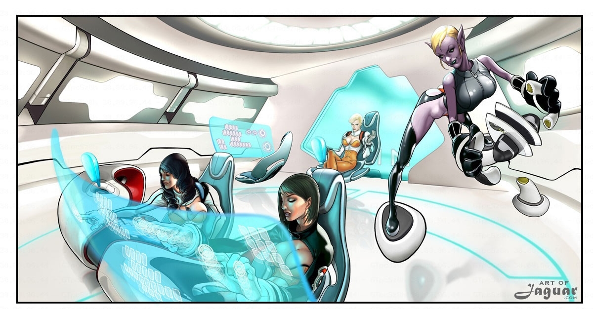 Captain Space2 free sex comic